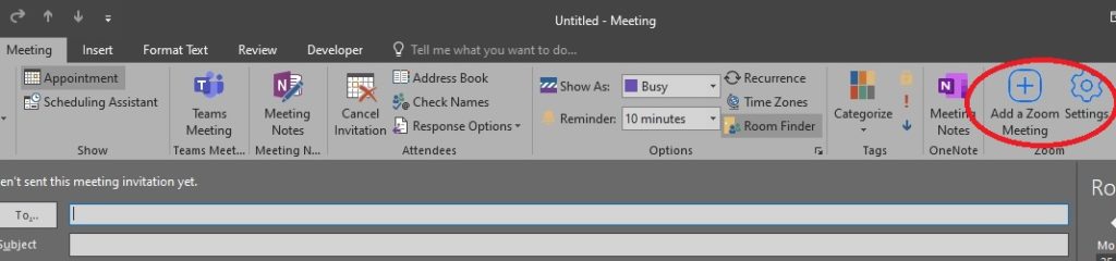 is zoom meeting for outlook free
